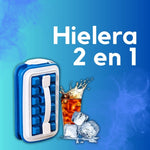 Hielera de Cubos Portátil  2 en 1