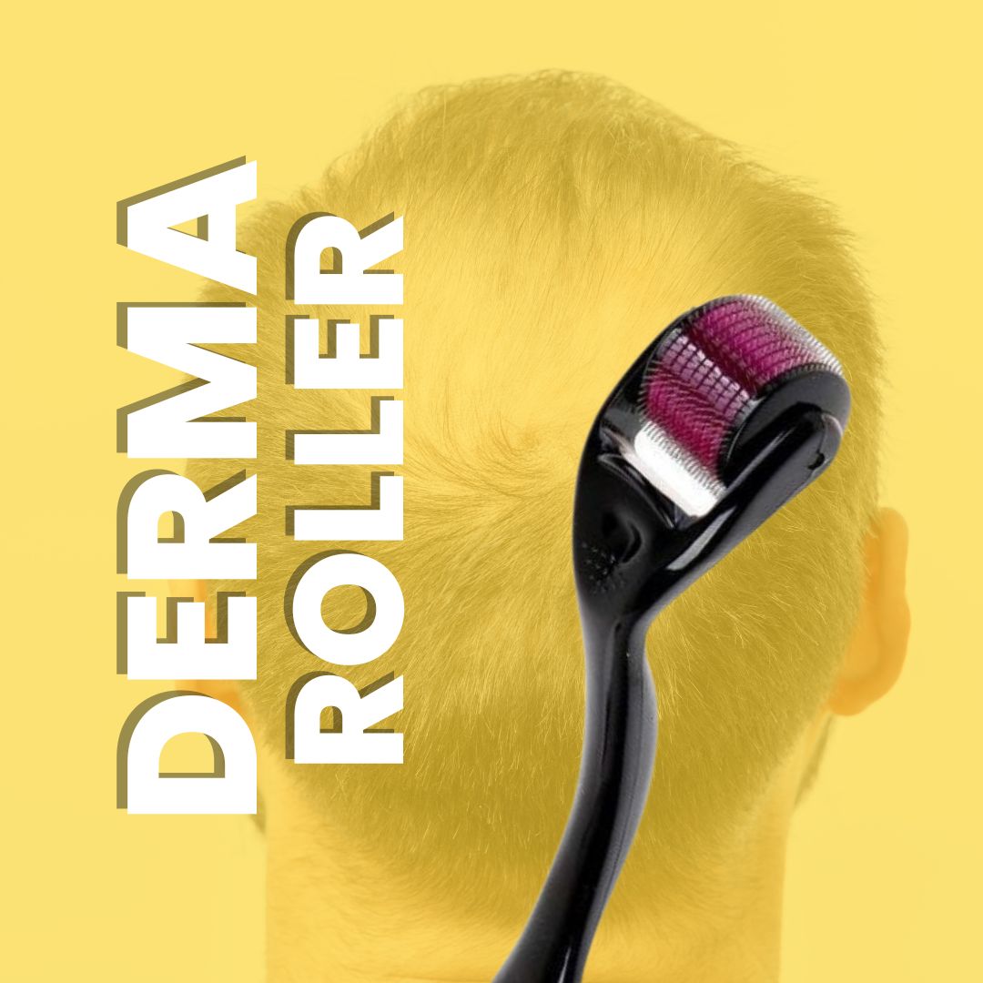 Derma roller para el crecimiento del cabello